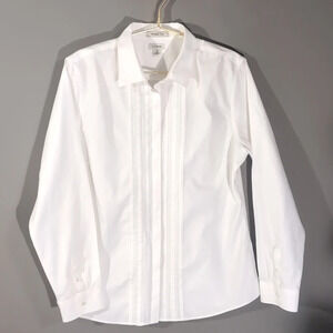 L.L. Bean White Button Down Shirt